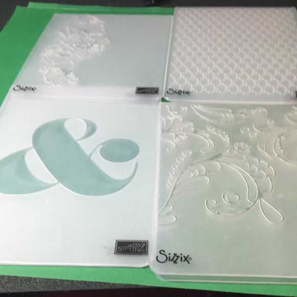 Stampin' Up! Art Stampin Up Retired Embossing Folders Poshmark